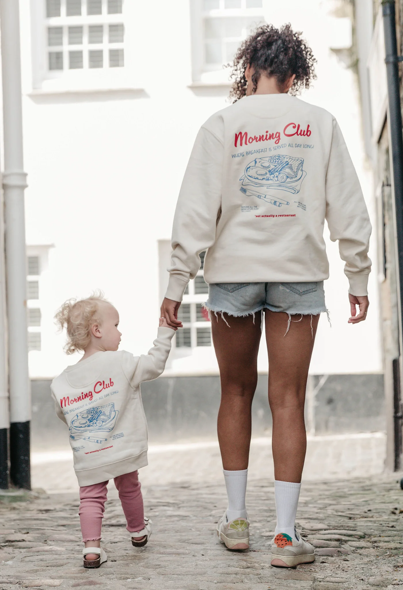 Breakfast Fry-Up Organic Cotton Sweatshirt - Image 3