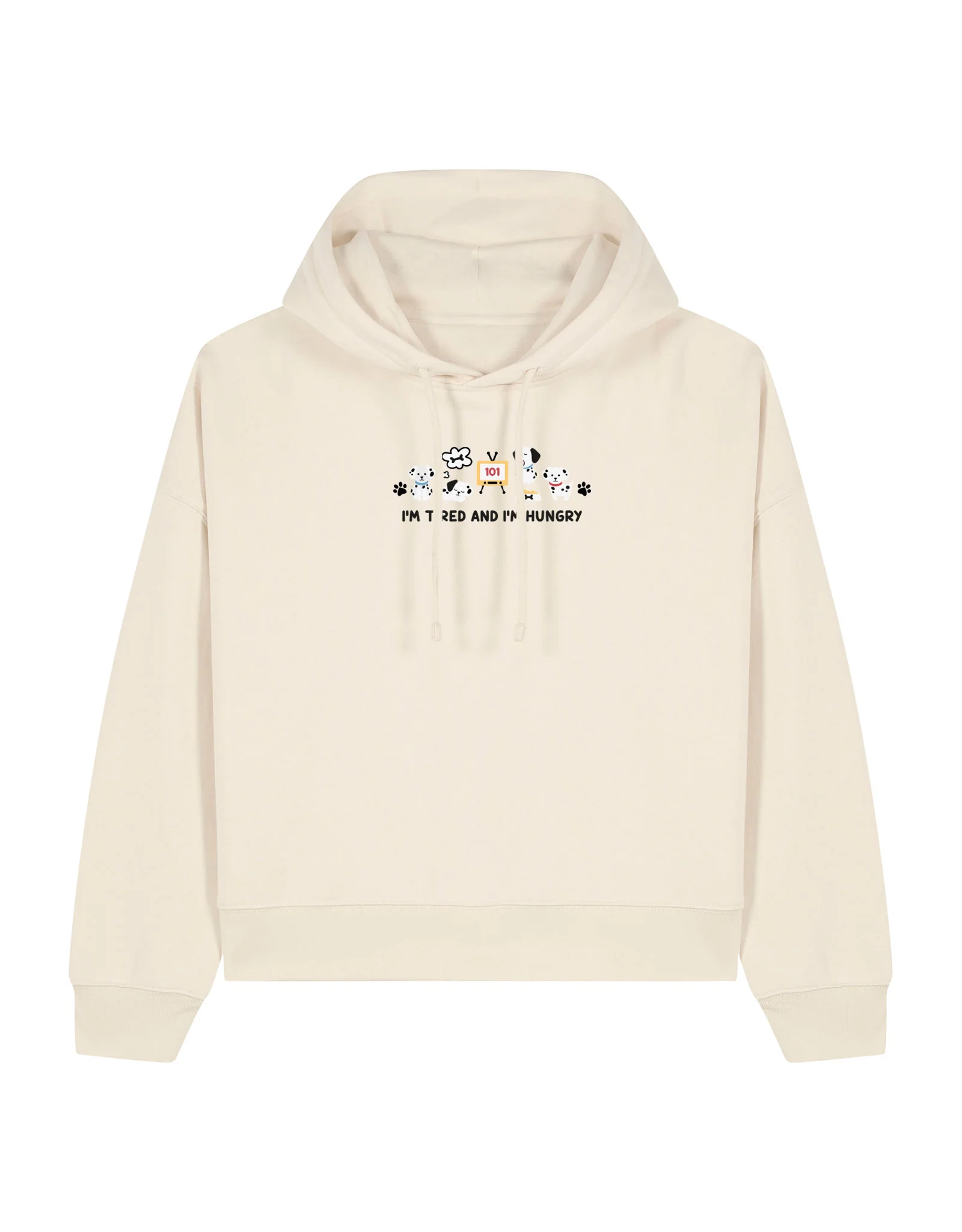 Dogs Embroidered Boxy Organic Cotton Hoodie - Image 7