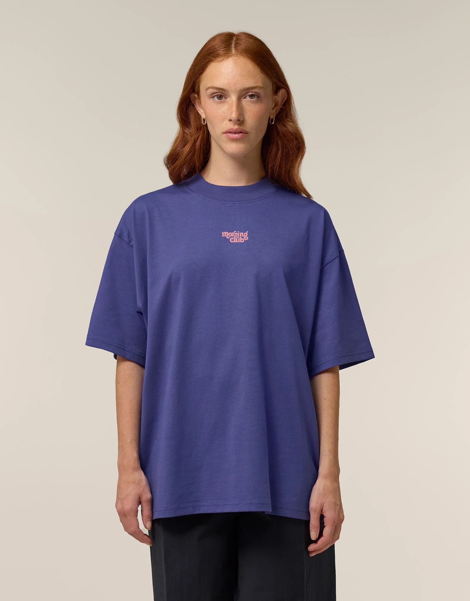 Essential Embroidered Oversized Organic Cotton T-Shirt - Image 3