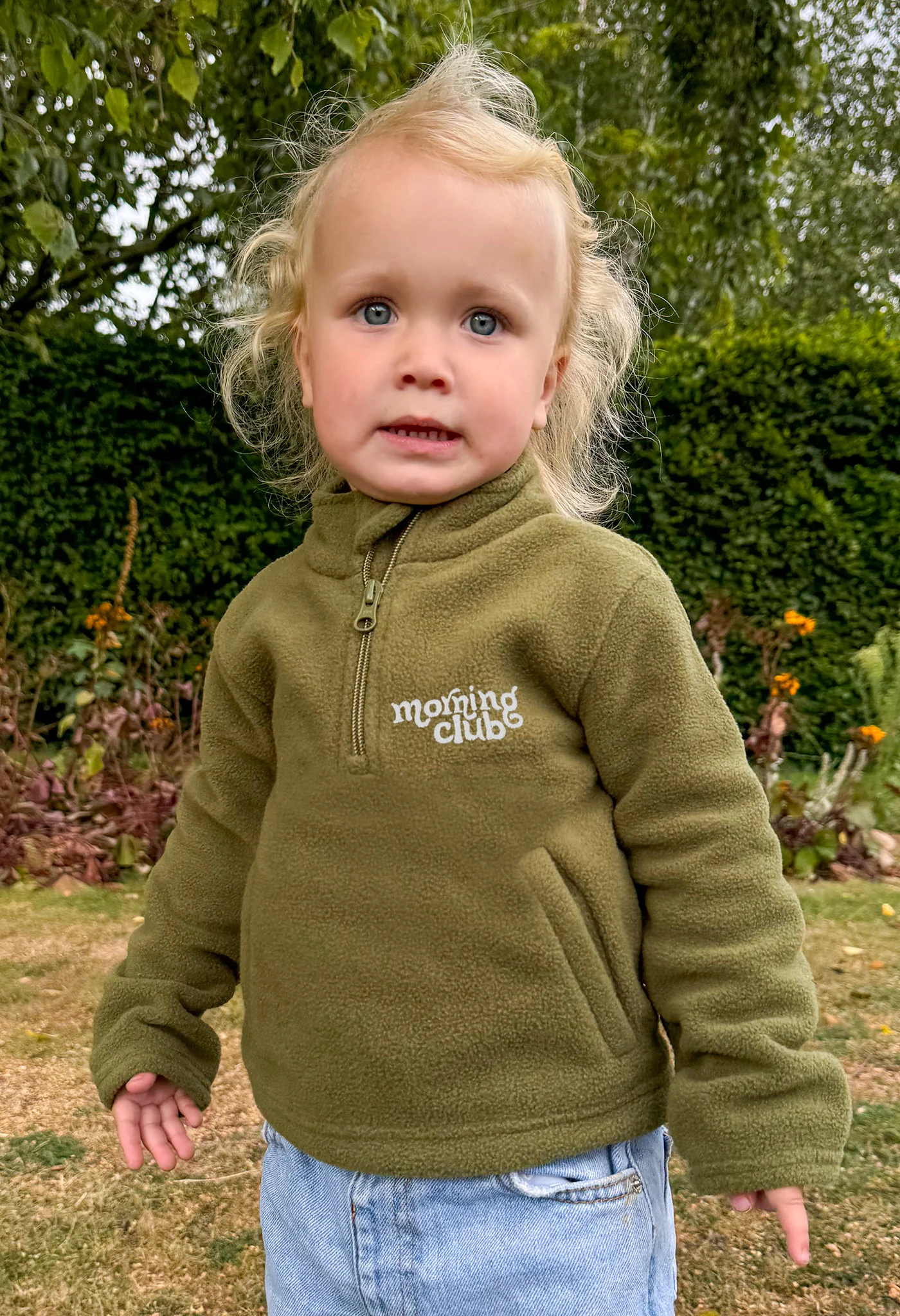 Essential Recycled Polyester Quarter Zip Childrens Fleece - Image 13