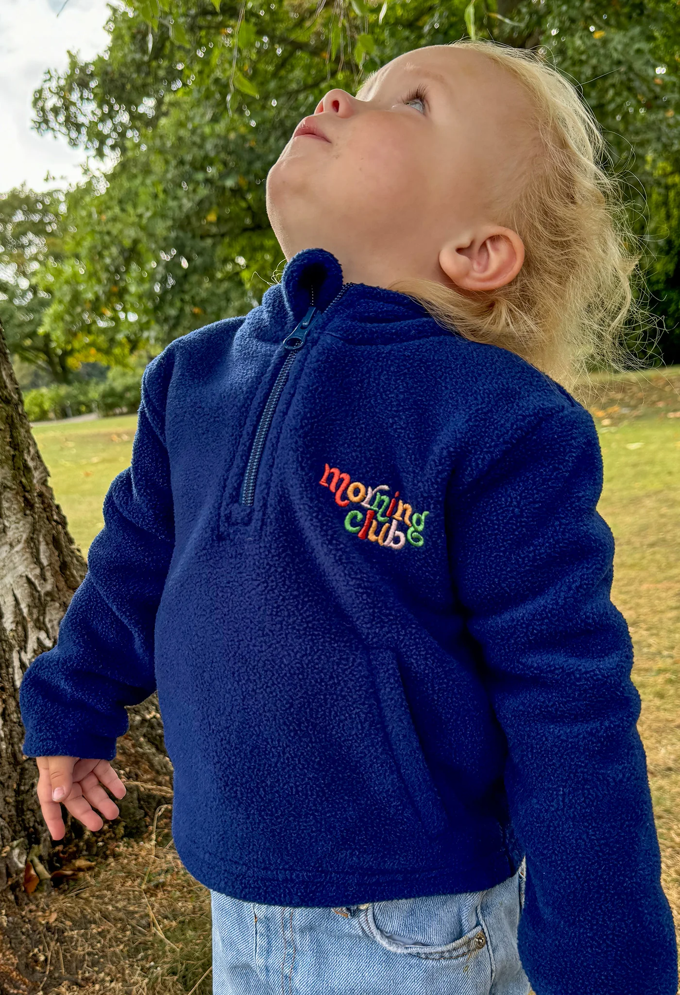Essential Recycled Polyester Quarter Zip Childrens Fleece - Image 5