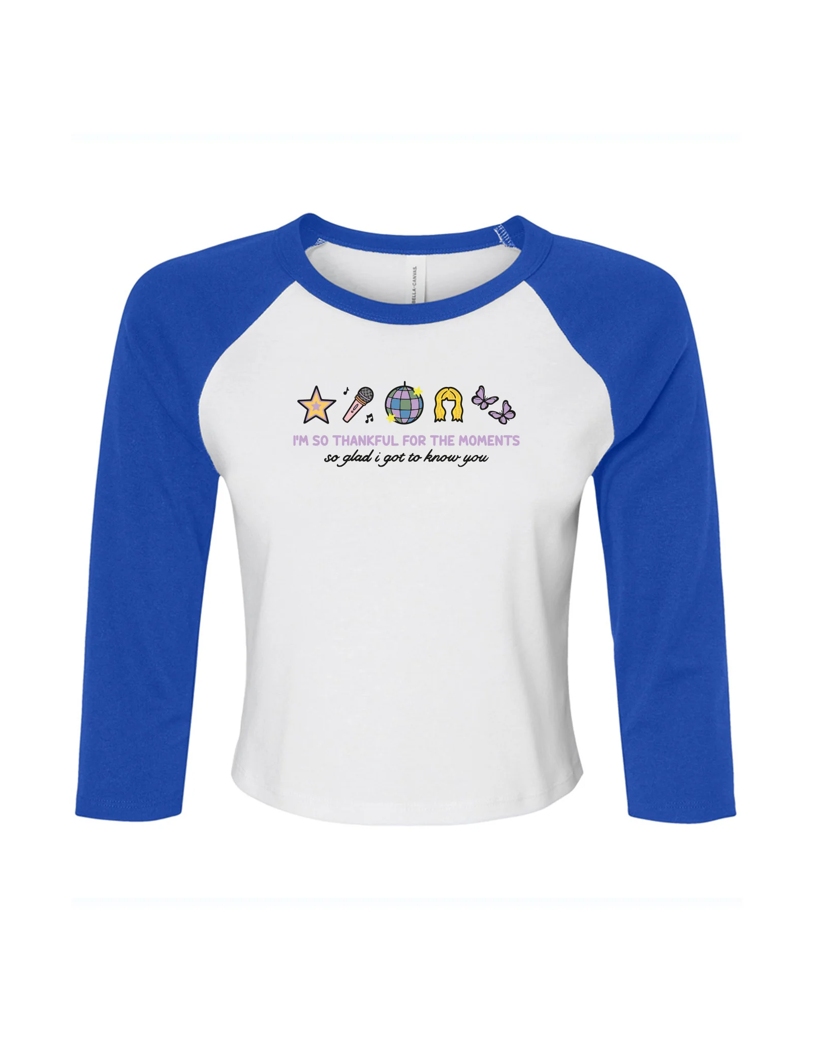 Hannah Icons Embroidered Micro Rib 3/4 Sleeve Tee - Image 4