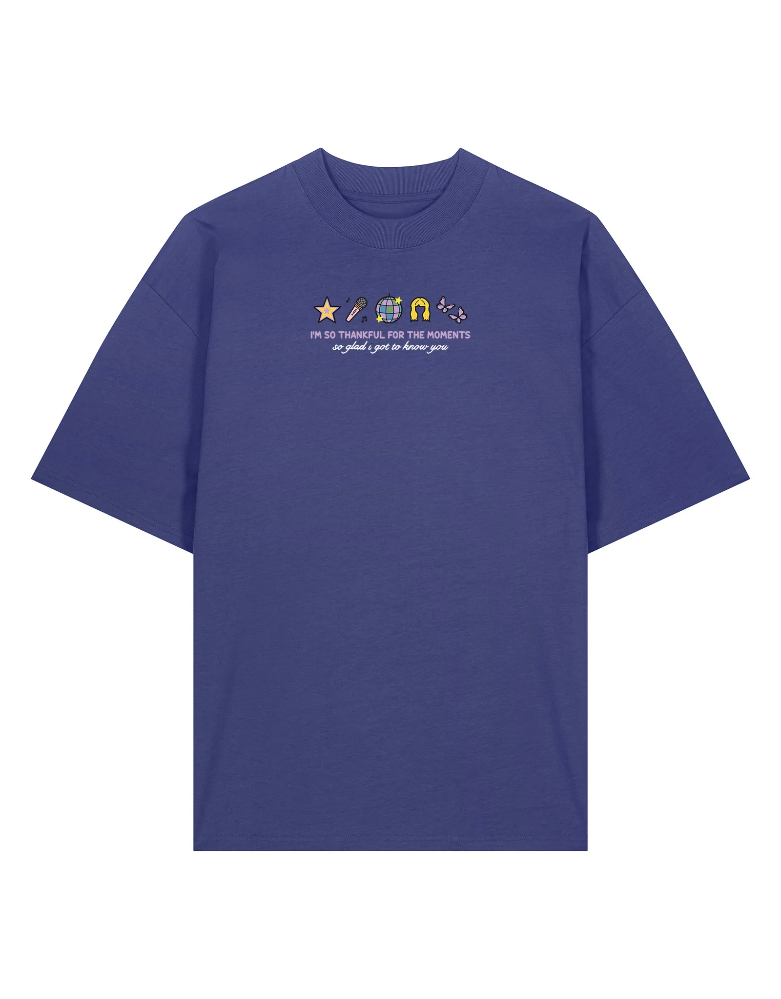 Hannah Icons Embroidered Oversized Organic Cotton Tee - Image 3