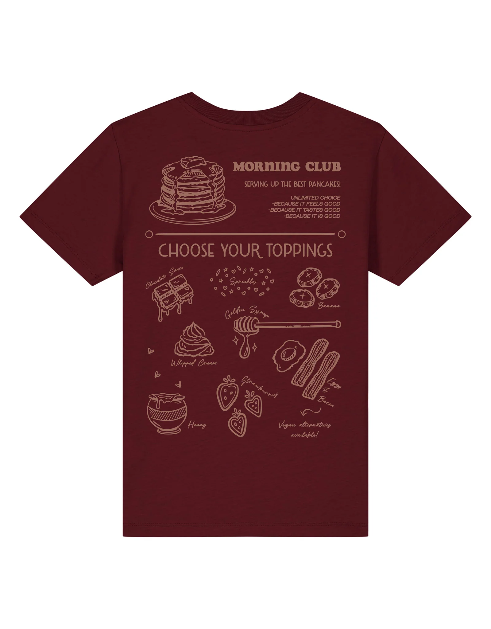 Pancakes Organic Cotton Childrens T-Shirt - Image 8